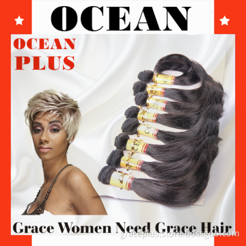 8pcs lots full head Wholesale cheap Silky Straight Wave Style and Synthetic Hair Material Gold Attachment